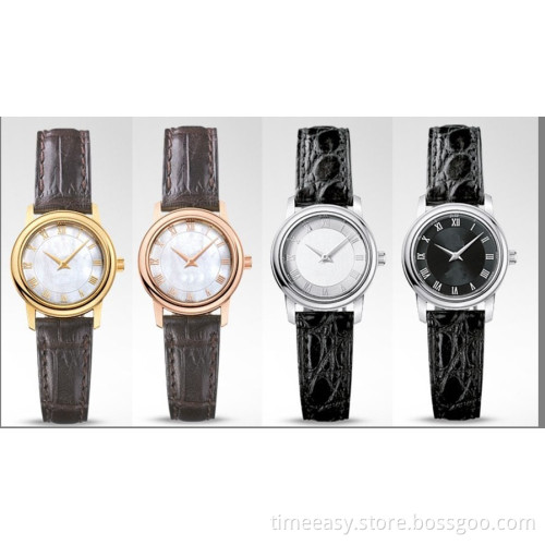 2014 Popular Quartz Watches with Good Quality and Genuine Leather Form Shenzhen Guangdong China, Factory Price